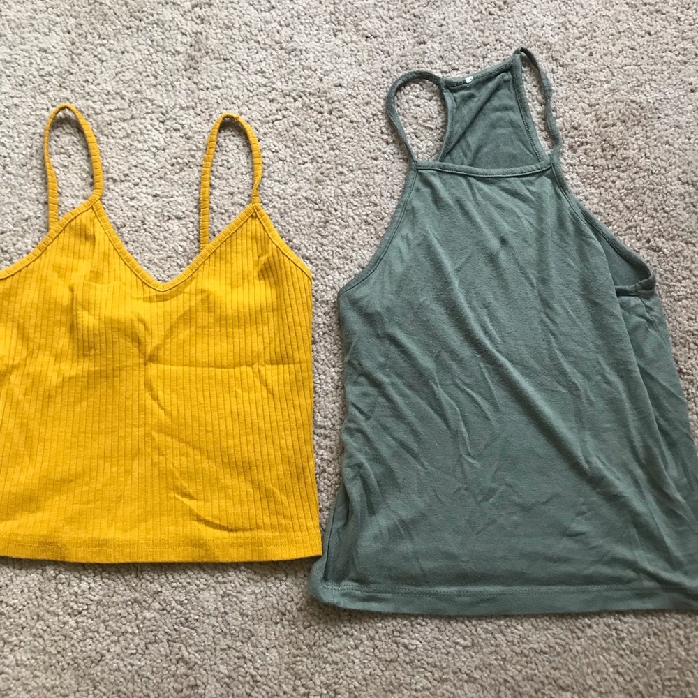 Two small crop tops
